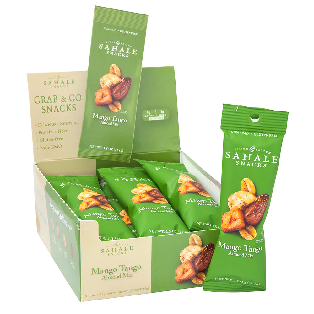 Wholesale Sahale Mango Tango Almond Mix 1.5 Oz Bag- Bulk