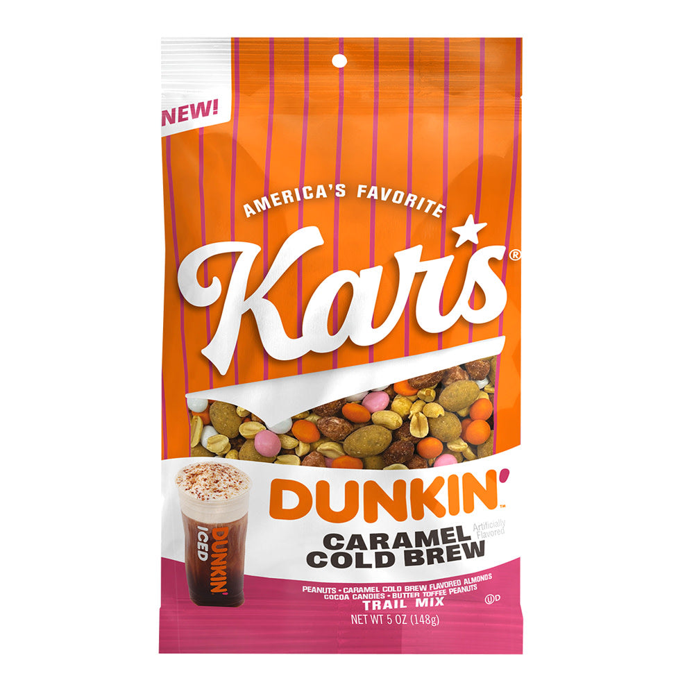 Wholesale Dunkin' Kars Caramel Cold Brew 5 Oz Bag- Bulk