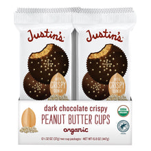 Wholesale Justin'S Dark Chocolate Crispy Peanut Butter Cups 2 Pack 1.32 Oz- Bulk