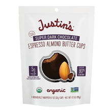 Wholesale Justin'S Super Dark Chocolate Espresso Almond Butter Cups 4.2 Oz Pouch- Bulk