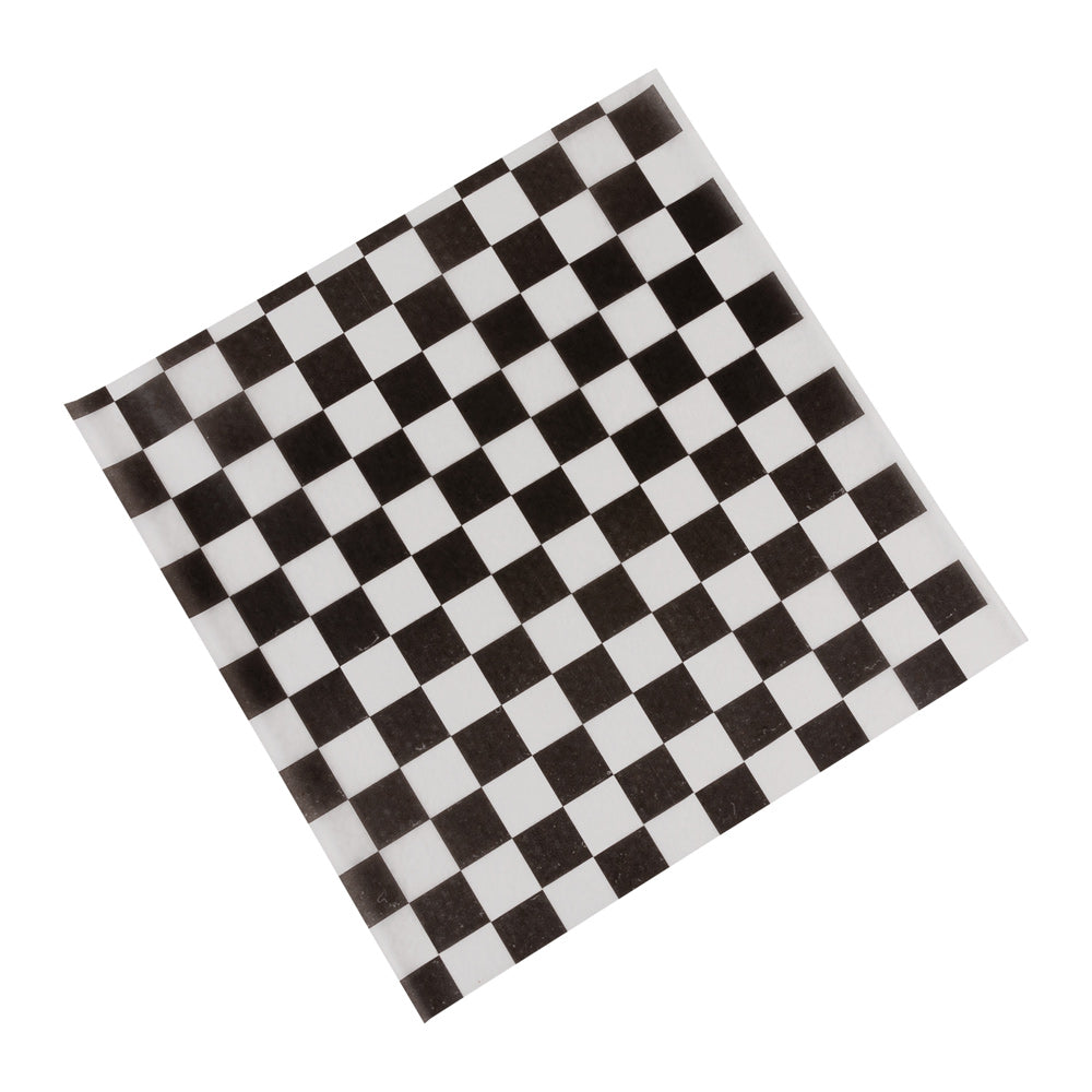Wholesale Mcnairn Case Black Checkerboard Wax Paper- Bulk