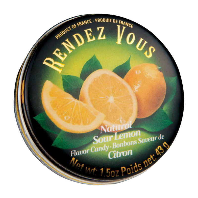 Wholesale Rendez Vous Sour Lemon 1.5 Oz Tin- Bulk
