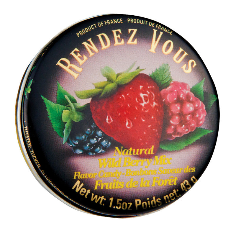 Wholesale Rendez Vous Wild Berry Mix 1.5 Oz Tin- Bulk