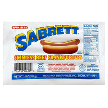 Wholesale Sabrett Case All Beef Hot Dog 9:1- Bulk