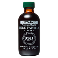 Wholesale Morton & Bassett 100% Organic Pure Vanilla Extract 4 Oz Bottle- Bulk