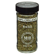 Wholesale Morton & Bassett 100% Organic Basil 0.4 Oz Shaker- Bulk
