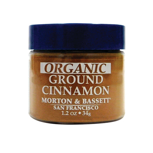Wholesale Morton & Bassett Organic Ground Cinnamon 1.2 Oz Mini Jar- Bulk