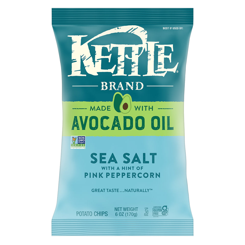 Kettle Chips - Avo Sea Salt Pink Peppercorn - 6Oz