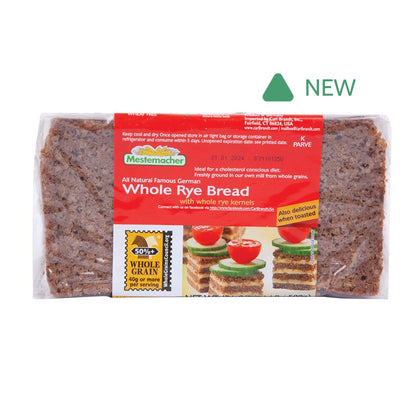 Wholesale Mestemacher Whole Rye Bread 17.6 Oz- Bulk
