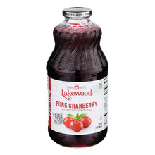 Wholesale Lakewood Organic Juices Pure Cranberry Juice 32 Oz Bottle- Bulk
