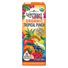 Wholesale Lakewood Juices Organic Tropical Punch 4 Packs 8 Count 6.75 Oz- Bulk