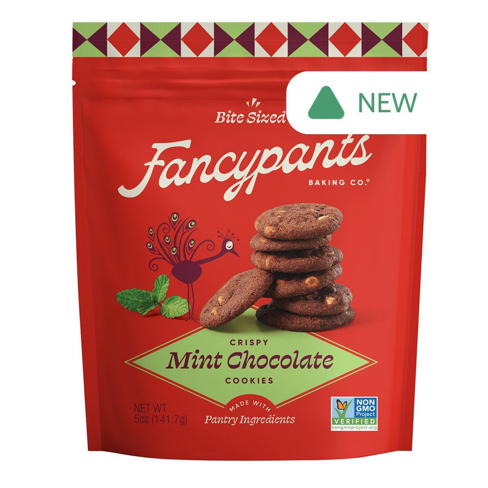 Wholesale Fancypants Mint Chocolate Chip Cookies 5 Oz Pouch- Bulk