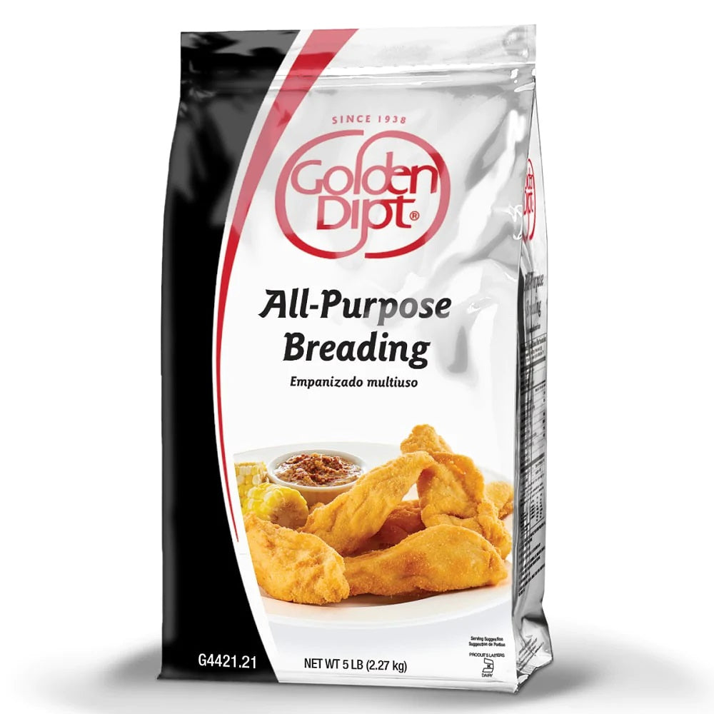 Wholesale Golden Dipt All Purpose Breading | 5 lb- Bulk