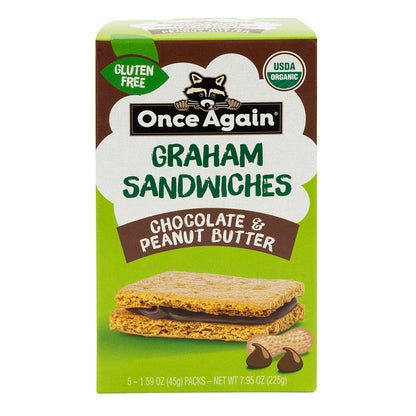 Wholesale Once Again - Org Chocolate Peanut Butter Buttered Grain Sandw - 7.95Oz- Bulk