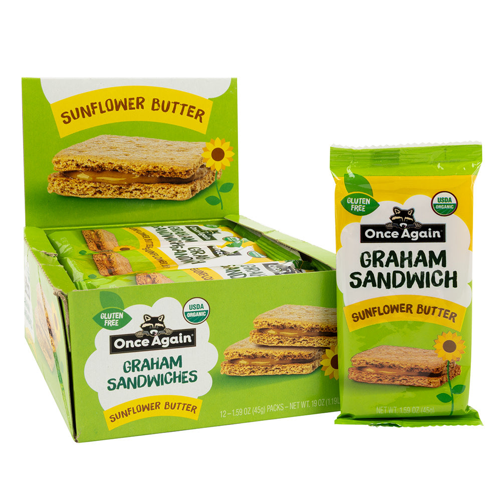 Wholesale Once Again - Org Sunflower Graham - 1.59Oz- Bulk