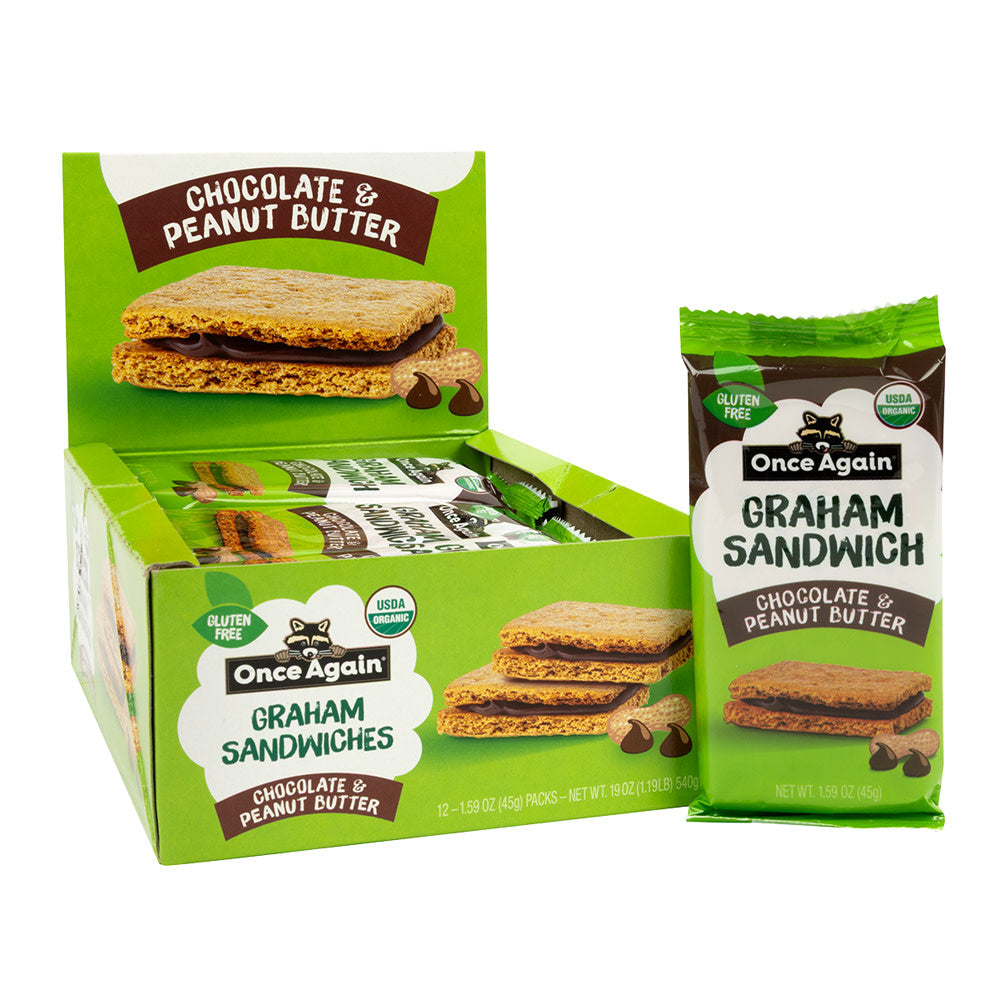 Wholesale Once Again - Chocolate Peanut B Graham - 1.59Oz- Bulk