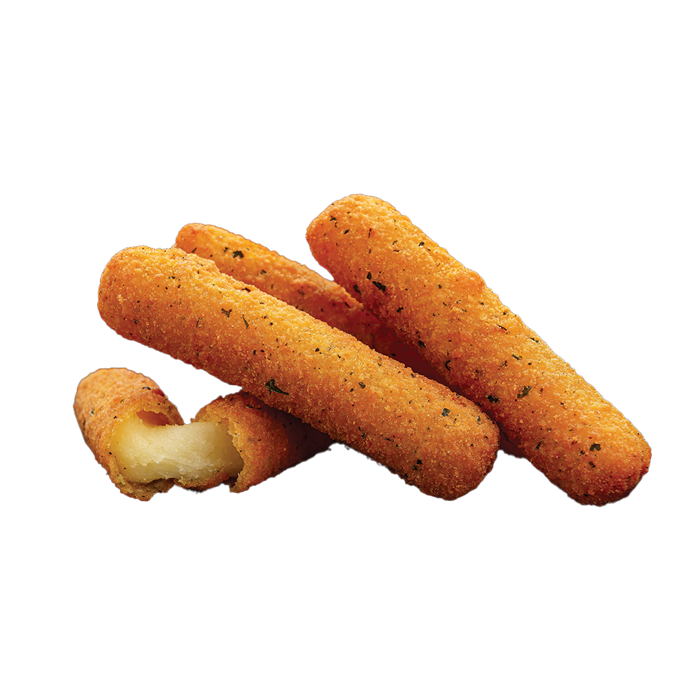 Wholesale Ae Appetizers Case 3 Inch Breaded Mozzarella Sticks- Bulk