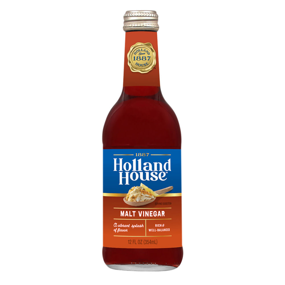 Wholesale Holland House 5% Malt Vinegar 12 Oz Bottle- Bulk
