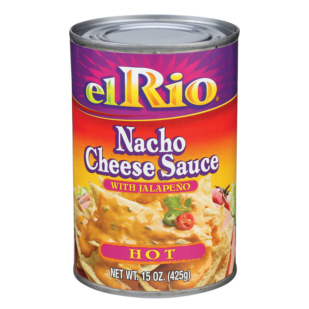 Wholesale El Rio Nacho Cheese Sauce Hot 15 Oz Can- Bulk
