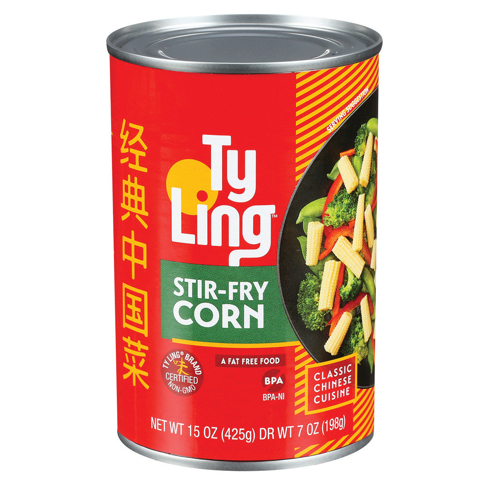 Wholesale Ty Ling Stir Fry Corn 15 Oz Can- Bulk