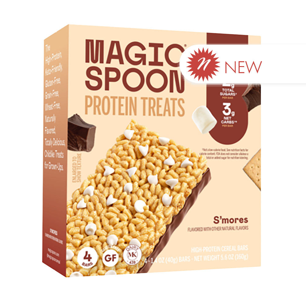Wholesale Magic Spoon - Smores Protin Treats(4Ct) - 5.6Oz- Bulk