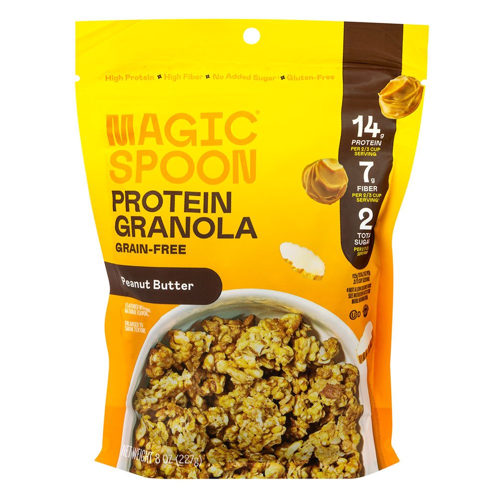 Wholesale Magic Spoon Peanut Butter Protein Granola 8 Oz Pouch- Bulk