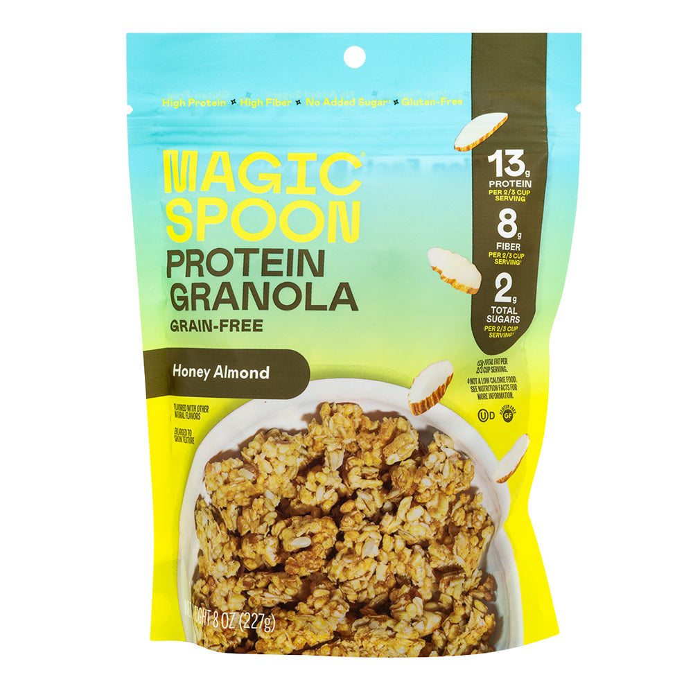 Wholesale Magic Spoon Honey Almond Protein Granola 8 Oz Pouch- Bulk