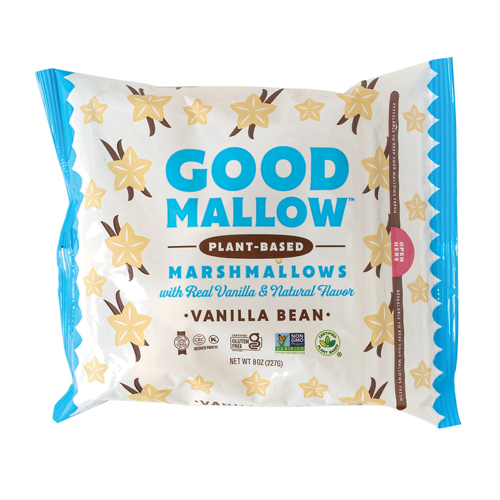 Wholesale Good Mallow Vanilla Bean Plant-Based Marshmallows 8 Oz Bag- Bulk