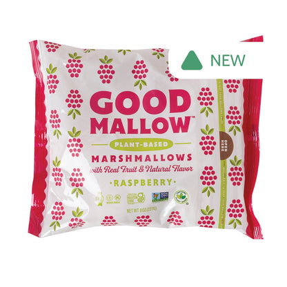 Wholesale Good Mallow Raspberry Plant-Based Marshmallows 8 Oz Bag- Bulk