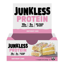 Wholesale Junkless - Birthday Cake Pro Bars - 1.9Oz- Bulk