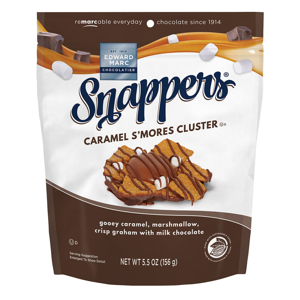 Wholesale Snappers Caramel S'Mores Cluster 5.5 Oz Bag- Bulk