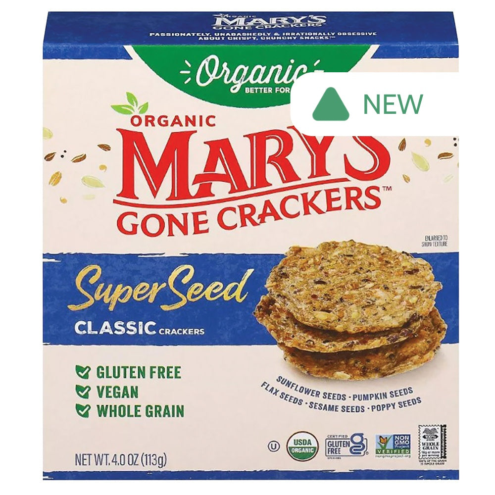 Wholesale Mary'S Gone Crackers Super Seed Classic Crackers 4 Oz Box- Bulk