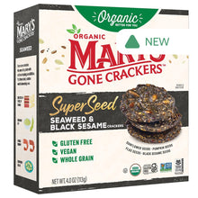 Wholesale Mary'S Gone Crackers Super Seed Seaweed & Black Sesame Crackers 4 Oz Box- Bulk