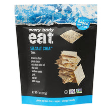 Wholesale Every Body Eat Sea Salt Chia Thins 4 Oz Pouch- Bulk