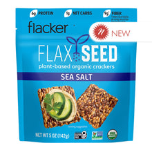Wholesale Flackers - Flax Seed Crackers - Sea Salt - 5Oz- Bulk