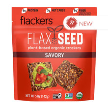 Wholesale Flackers - Flax Seed Crackers - Savory - 5Oz- Bulk