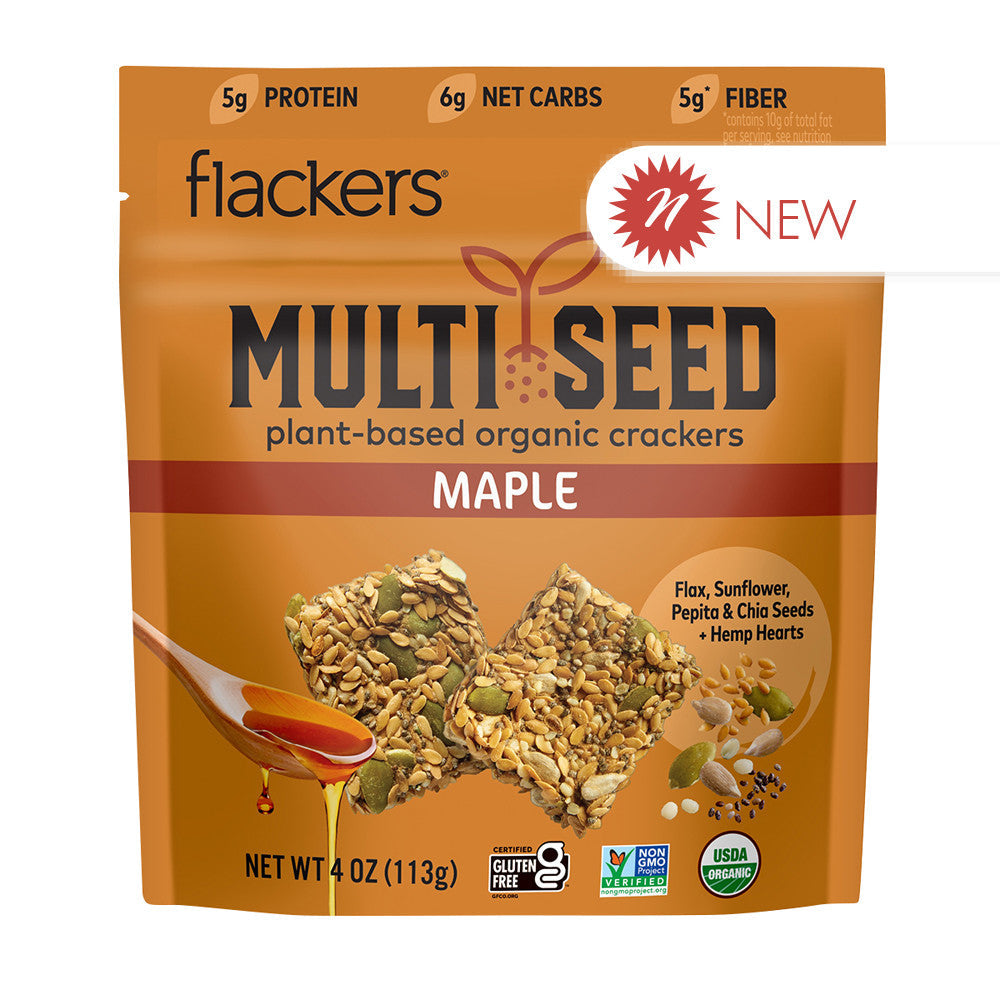 Wholesale Flackers - Multi Seed Crack Maple - 4Oz- Bulk
