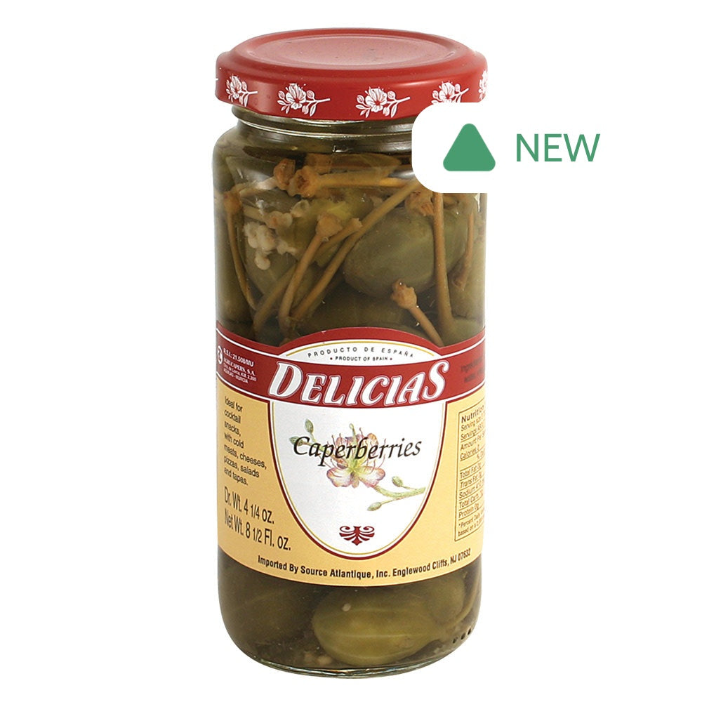 Wholesale Delicias Caperberries 8.5 Oz Jar- Bulk
