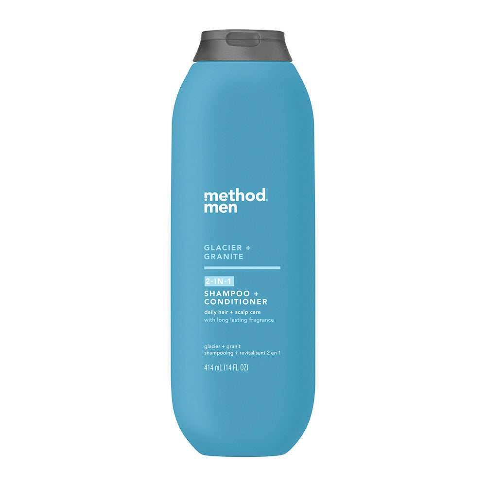 Wholesale Method 2-N-1 Glacier Granite 14 Oz Mens Shampoo & Conditioner- Bulk