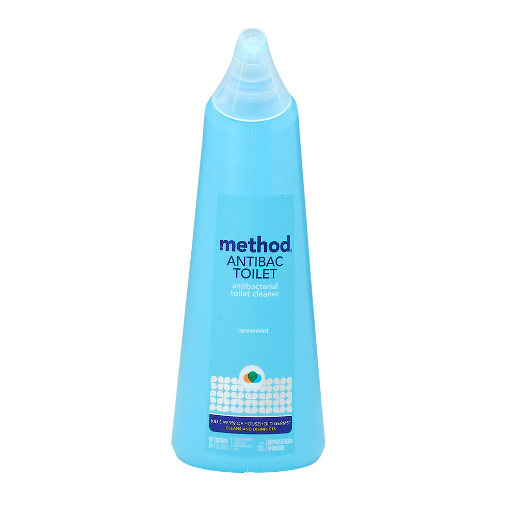 Wholesale Method Spearmint Antibacterial Toilet Cleaner 24 Oz Bottle- Bulk
