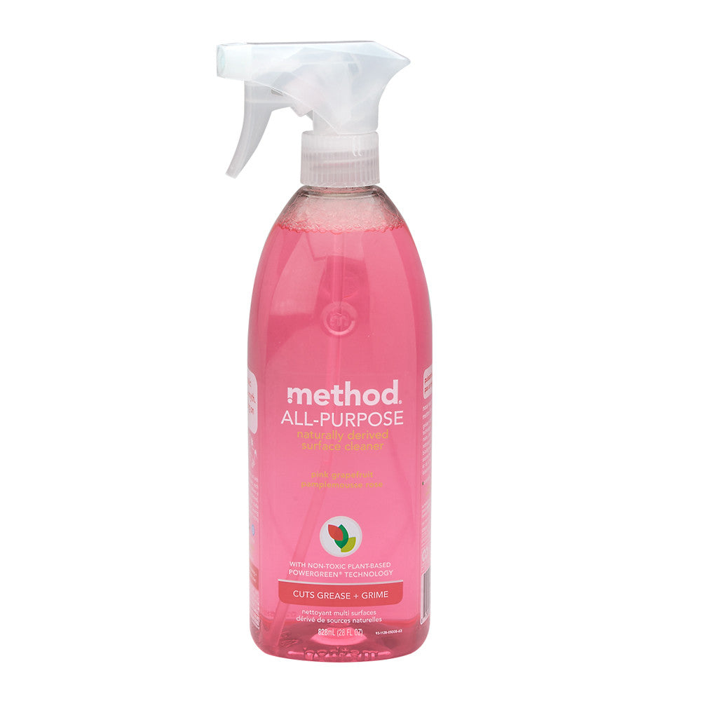 Wholesale Method Pink Grapefruit All Purpose Cleaner 28 Oz Spray Bottle- Bulk