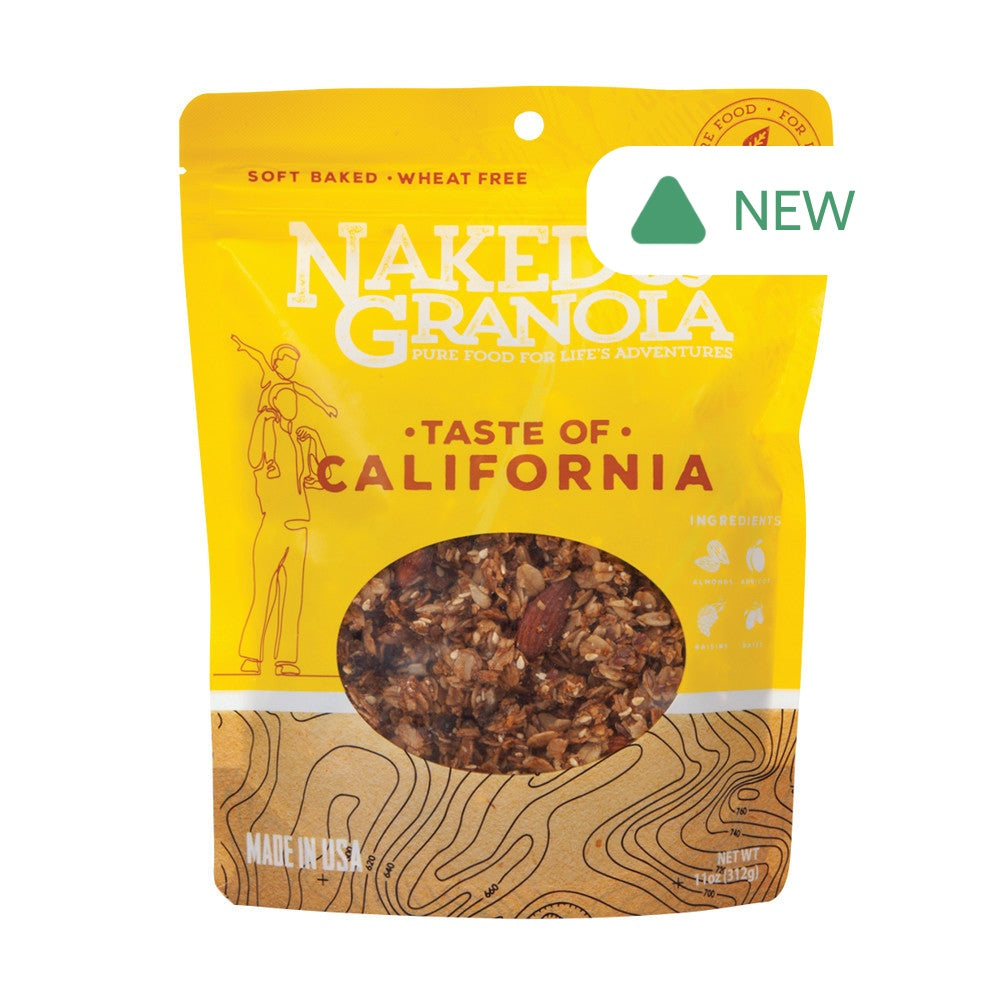 Wholesale Naked Granola Taste Of California Bagged Granola 11 Oz Pouch- Bulk