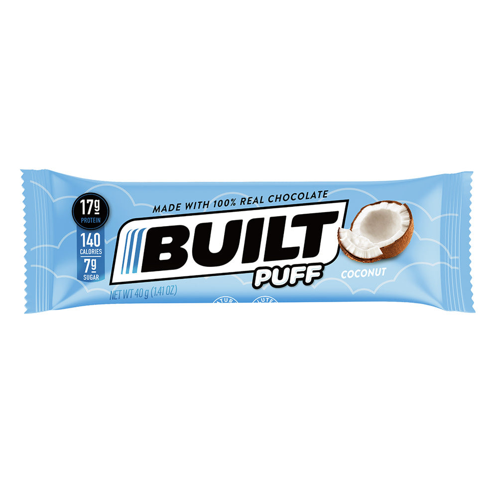 Wholesale Built Puff Protein Bar Coconut Marshmallow 1.41 Oz Bar- Bulk