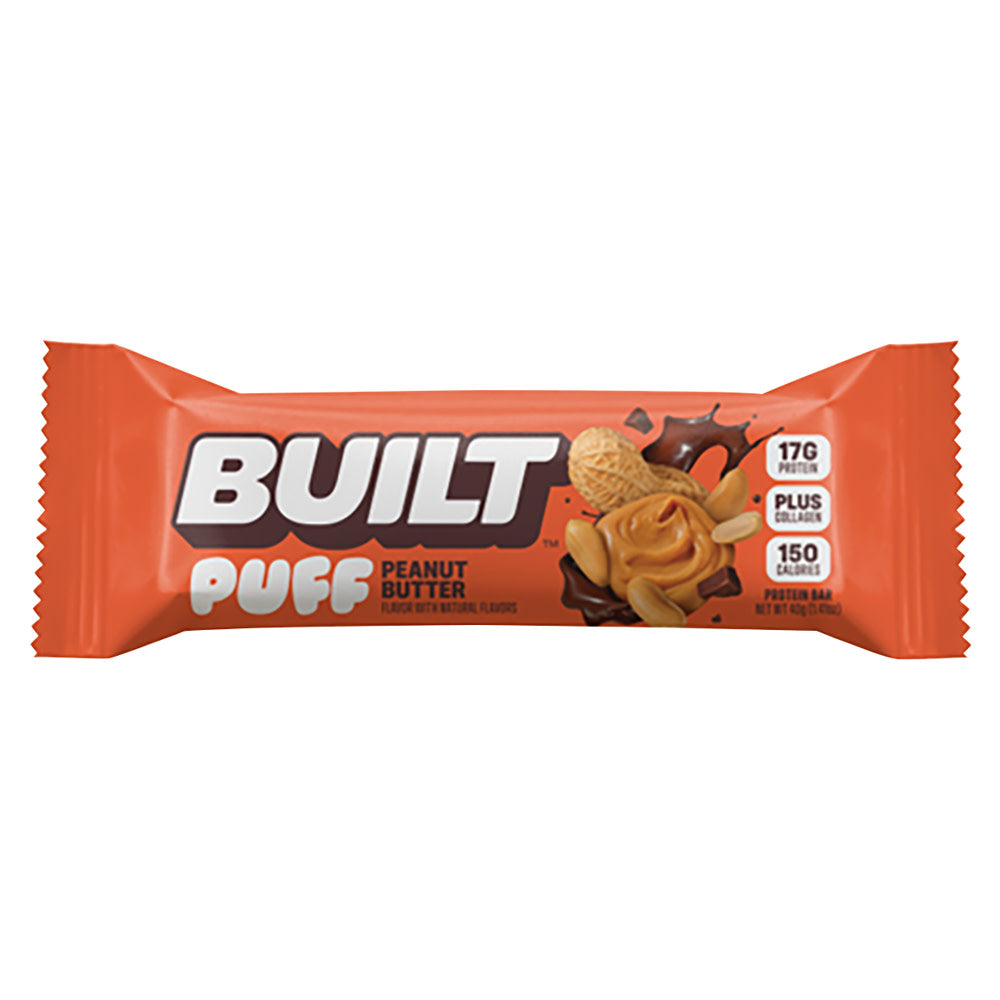 Wholesale Built - Puff Protein Bar - Peanut Butter - 1.41Oz- Bulk