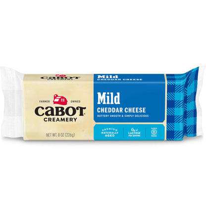 Wholesale Cabot Mild White Cheddar Bar- Bulk