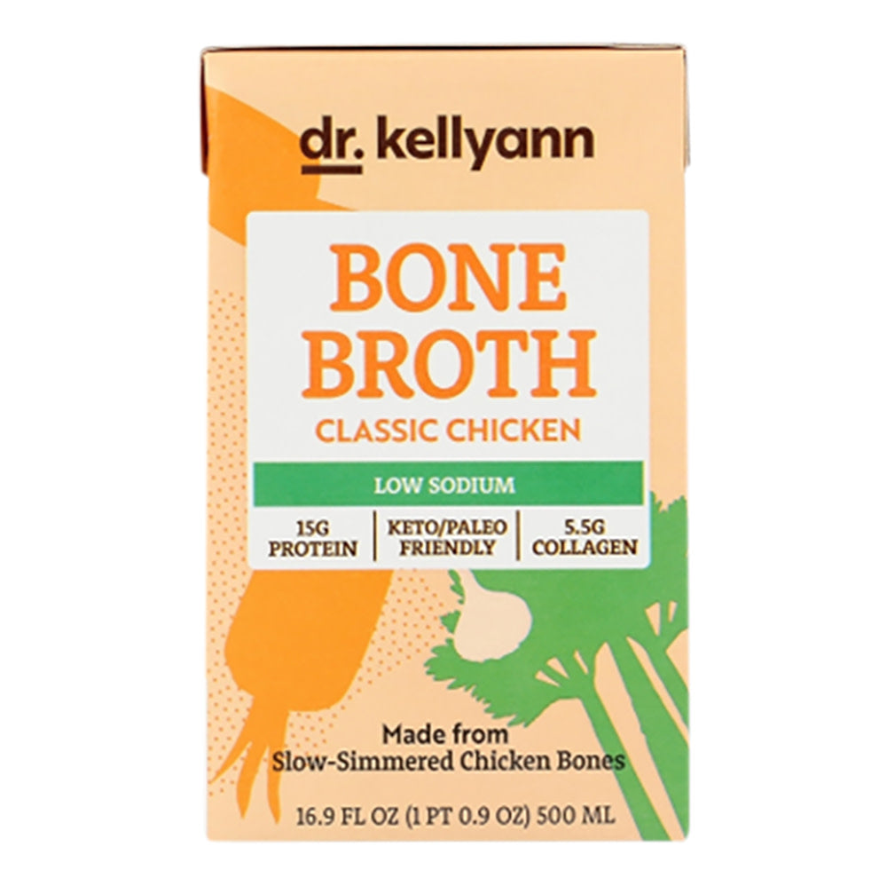 Wholesale Dr. Kellyann - Low Sodium Chic Bonebroth - 16.9Oz- Bulk