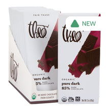 Wholesale Theo Bar 85% Dark Chocolate 3 Oz Bar- Bulk