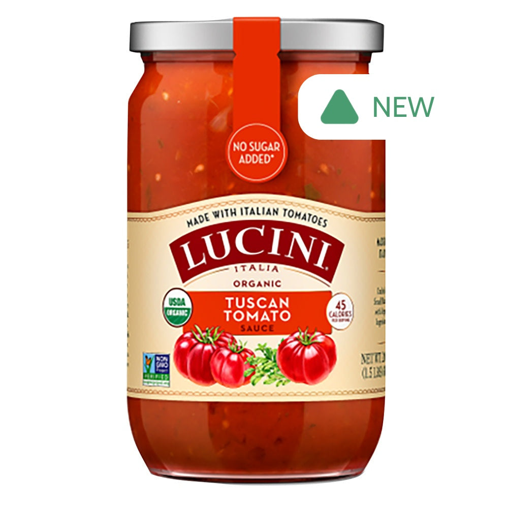 Wholesale Lucini Organic Pasta Sauce Tuscan Marinara 25.5 Oz Jar- Bulk