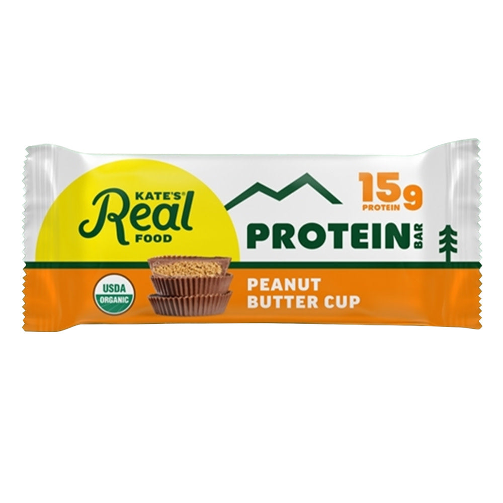 Wholesale Kate'S Real Food Peanut Butter Cup Protein Bar 2.2 Oz- Bulk