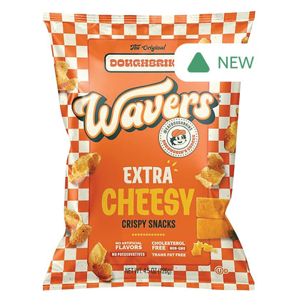 Wholesale Doughbrik'S Wavers - Extra Cheesy - 4.5Oz- Bulk